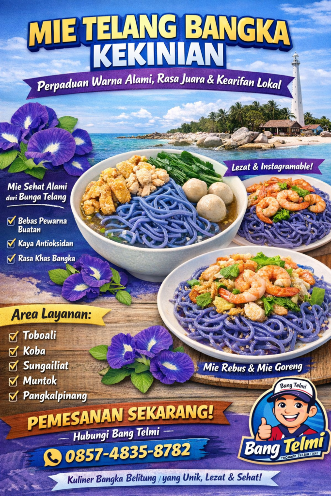 Produsen Mie Telang Bangka